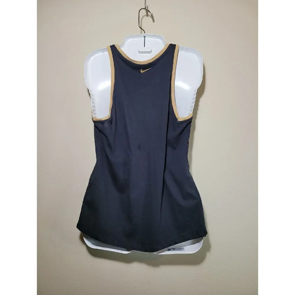 Nike Tank Top Gold Swoosh Size S